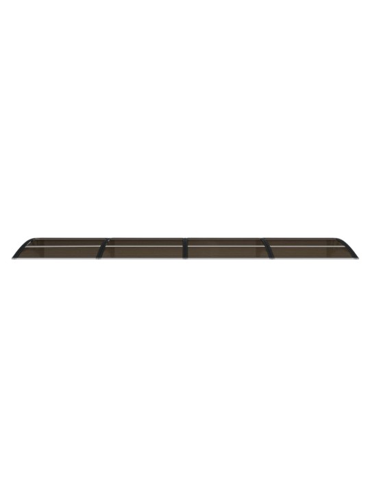 Stogelis durims, juodos spalvos, 350x80cm, polikarbonatas