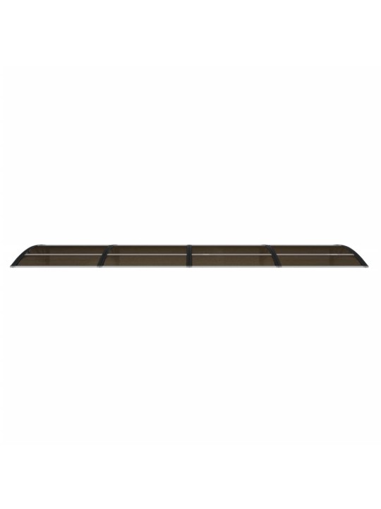Stogelis durims, juodos spalvos, 350x100cm, polikarbonatas