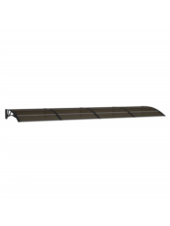 Stogelis durims, juodos spalvos, 400x100cm, polikarbonatas