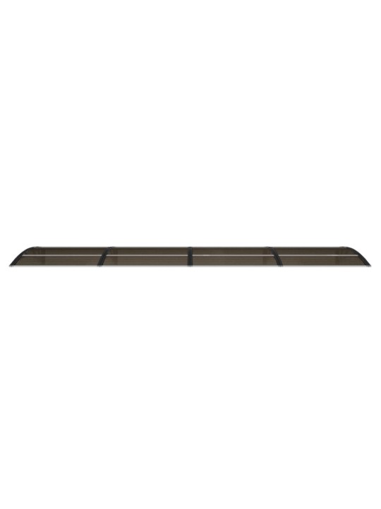 Stogelis durims, juodos spalvos, 400x100cm, polikarbonatas