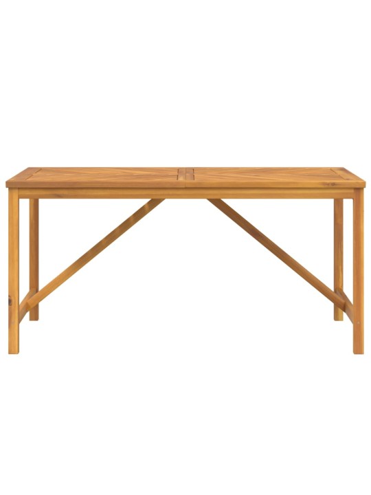Sodo valgomojo stalas, 150x90x74cm, akacijos medienos masyvas