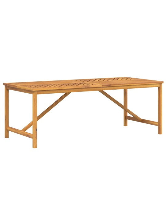 Sodo valgomojo stalas, 200x90x74cm, akacijos medienos masyvas