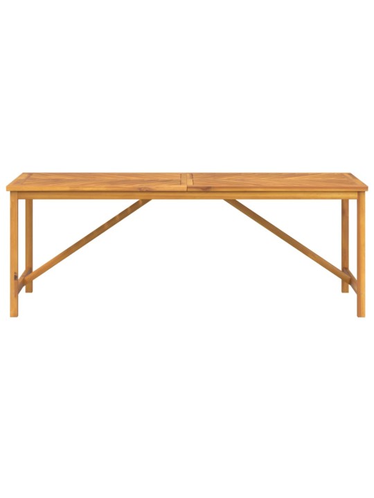 Sodo valgomojo stalas, 200x90x74cm, akacijos medienos masyvas