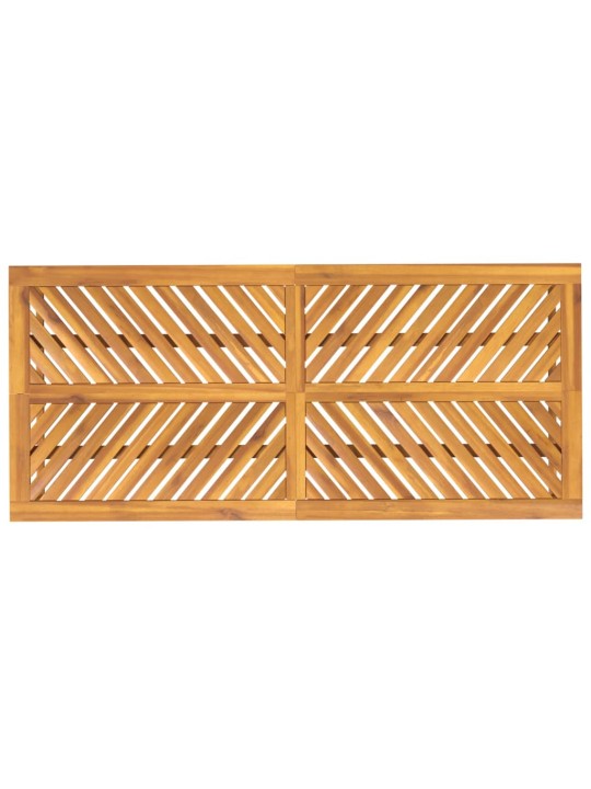 Sodo valgomojo stalas, 200x90x74cm, akacijos medienos masyvas