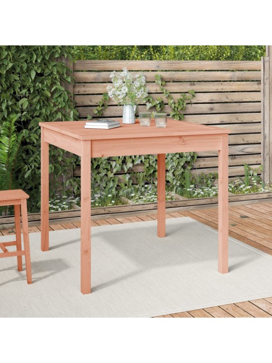 Sodo stalas, 82,5x82,5x76cm, duoglas eglės medienos masyvas