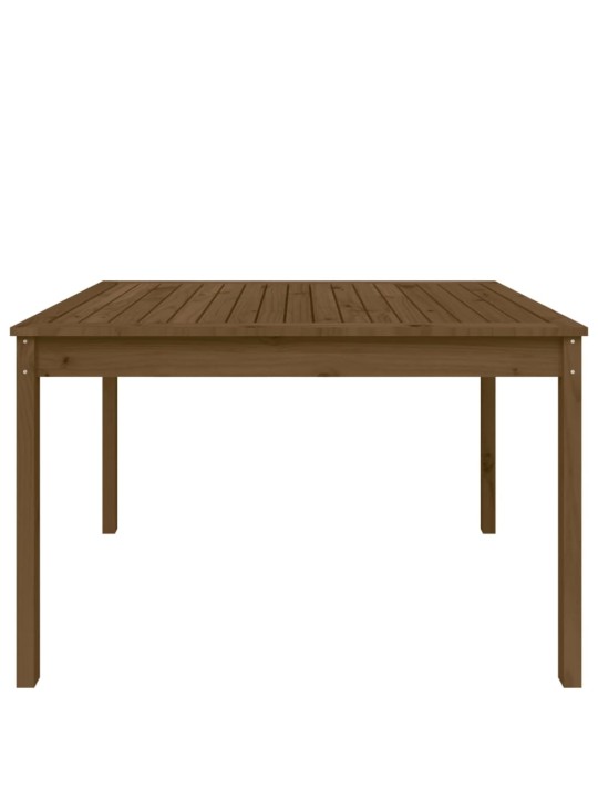 Sodo stalas, medaus rudas, 121x82,5x76cm, pušies masyvas