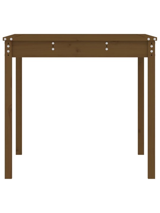 Sodo stalas, medaus rudas, 121x82,5x76cm, pušies masyvas