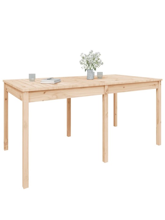 Sodo stalas, 159,5x82,5x76cm, pušies medienos masyvas