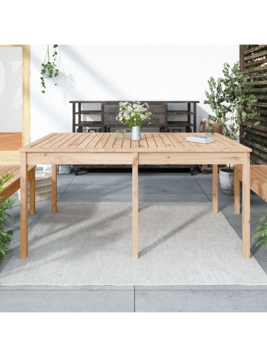 Sodo stalas, 159,5x82,5x76cm, pušies medienos masyvas
