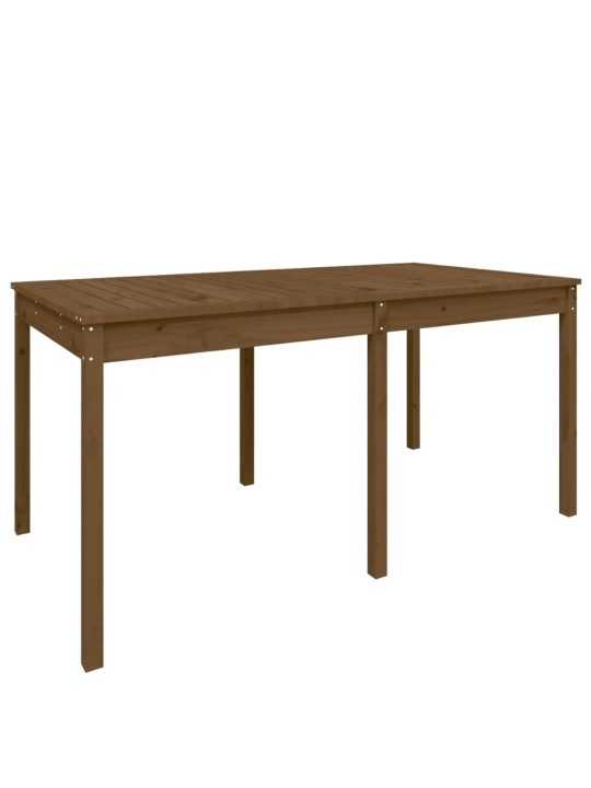 Sodo stalas, medaus rudas, 159,5x82,5x76cm, pušies masyvas