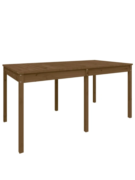 Sodo stalas, medaus rudas, 159,5x82,5x76cm, pušies masyvas
