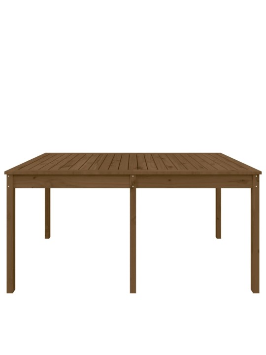 Sodo stalas, medaus rudas, 159,5x82,5x76cm, pušies masyvas