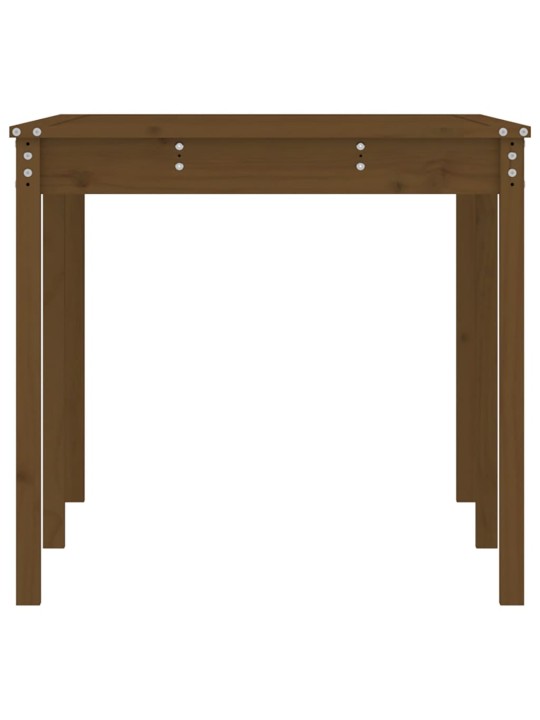 Sodo stalas, medaus rudas, 159,5x82,5x76cm, pušies masyvas