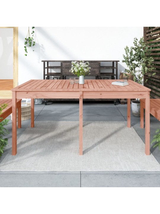 Sodo stalas, 159,5x82,5x76cm, duoglas eglės medienos masyvas