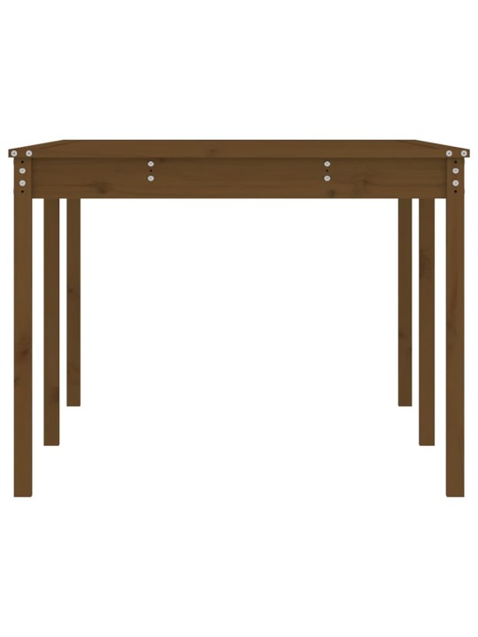 Sodo stalas, medaus rudas, 203,5x100x76cm, pušies masyvas