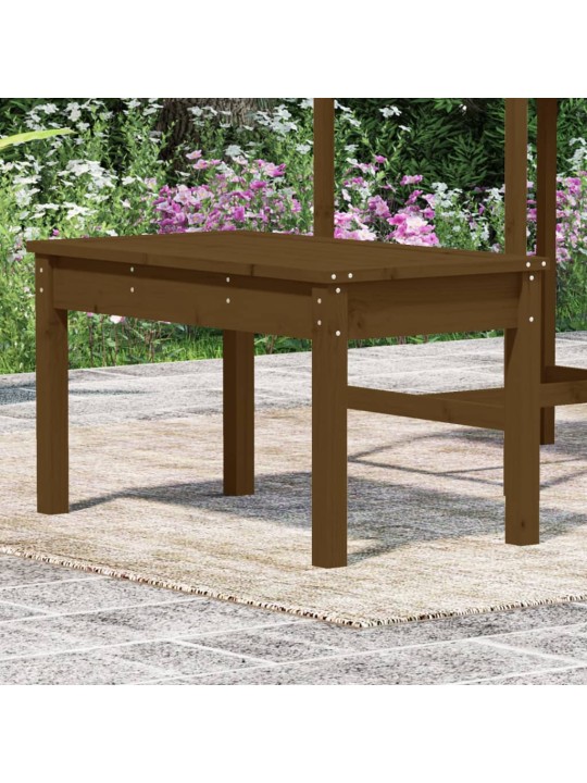Sodo suoliukas, medaus rudas, 80x44x45cm, pušies masyvas