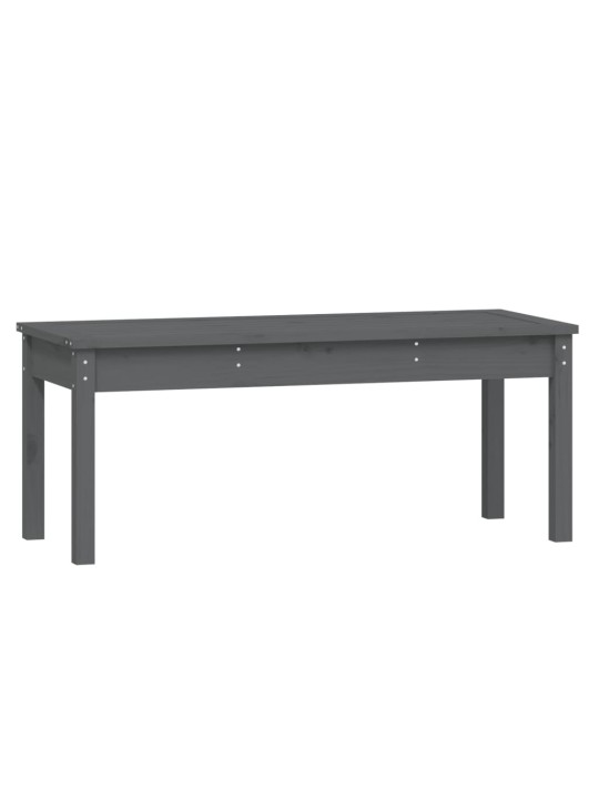 Sodo suoliukas, pilkas, 109x44x45cm, pušies medienos masyvas