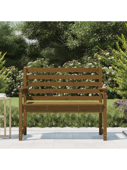 Sodo suoliukas, medaus rudas, 109x48x91,5cm, pušies masyvas