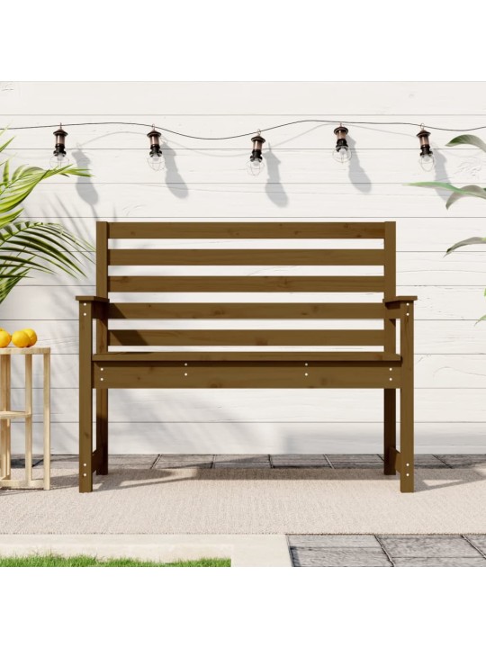 Sodo suoliukas, medaus rudas, 109x48x91,5cm, pušies masyvas