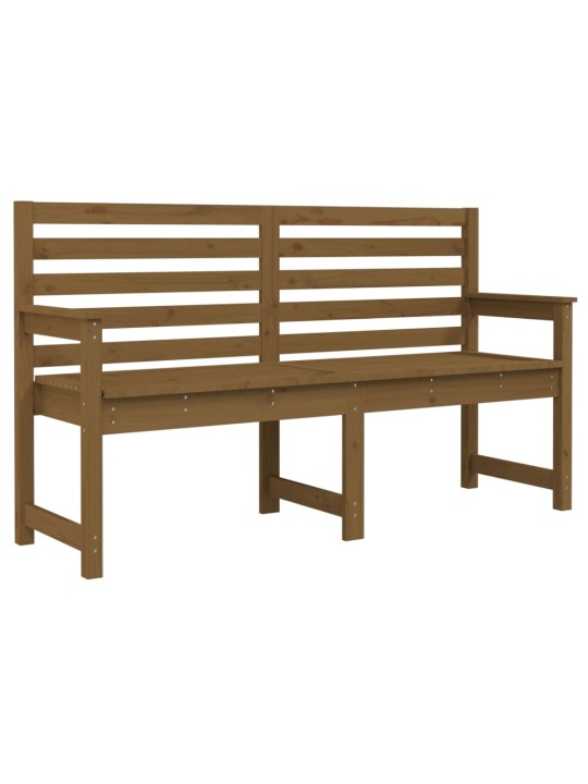 Sodo suoliukas, medaus rudas, 159,5x48x91,5cm, pušies masyvas