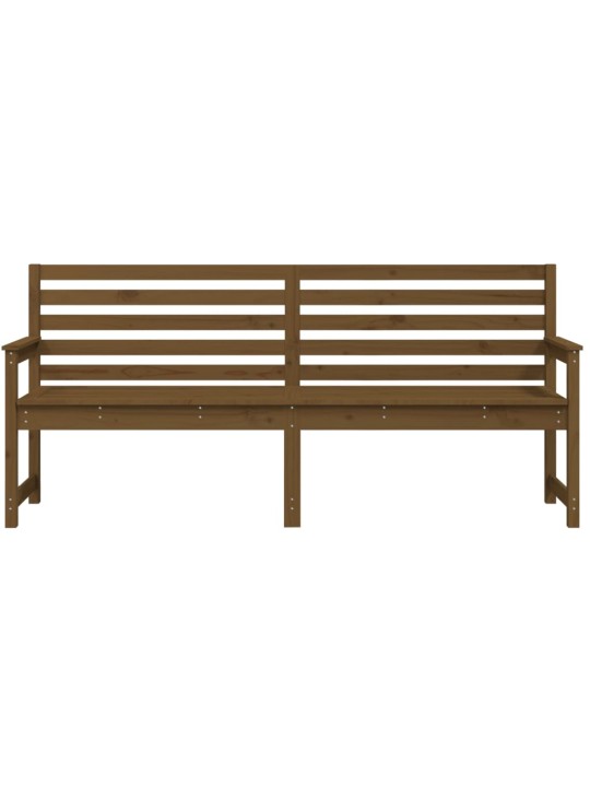 Sodo suoliukas, medaus rudas, 203,5x48x91,5cm, pušies masyvas
