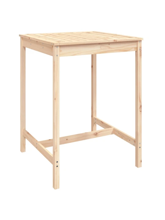 Sodo stalas, 82,5x82,5x110cm, pušies medienos masyvas