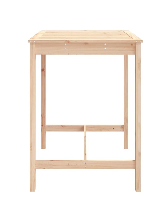 Sodo stalas, 82,5x82,5x110cm, pušies medienos masyvas