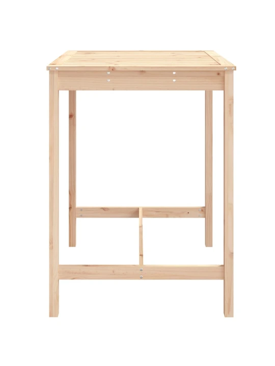 Sodo stalas, 82,5x82,5x110cm, pušies medienos masyvas