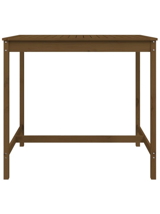 Sodo stalas, medaus rudas, 121x82,5x110cm, pušies masyvas