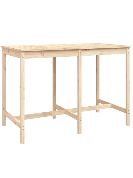 Sodo stalas, 159,5x82,5x110cm, pušies medienos masyvas