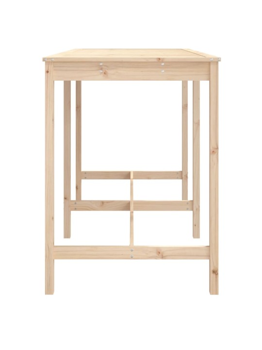 Sodo stalas, 159,5x82,5x110cm, pušies medienos masyvas