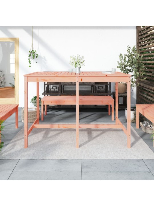Sodo stalas, 159,5x82,5x110cm, duoglas eglės medienos masyvas