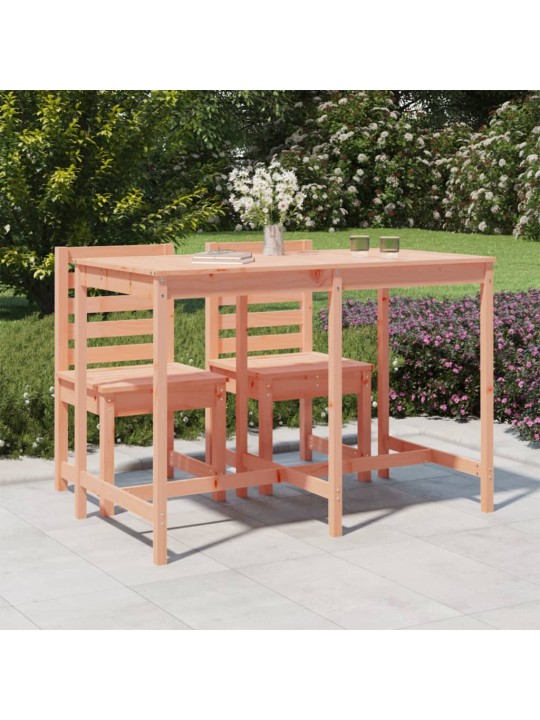 Sodo stalas, 159,5x82,5x110cm, duoglas eglės medienos masyvas