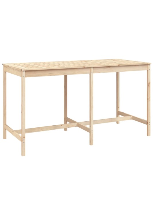 Sodo stalas, 203,5x90x110cm, pušies medienos masyvas