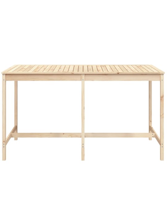 Sodo stalas, 203,5x90x110cm, pušies medienos masyvas