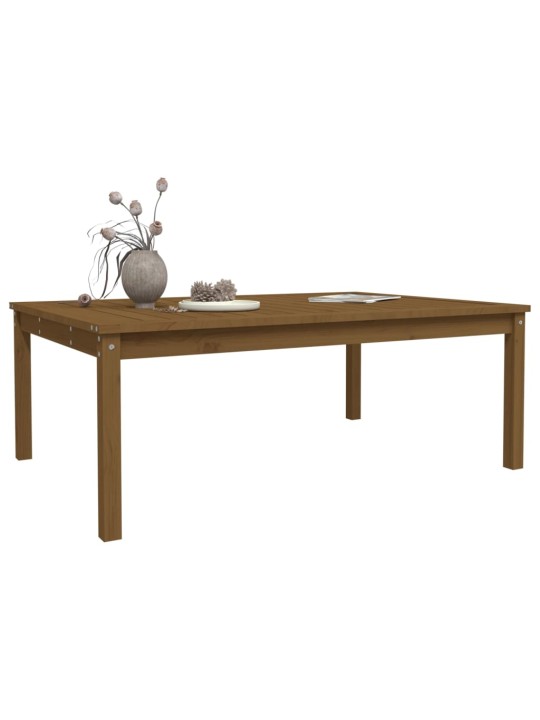 Sodo stalas, medaus rudas, 121x82,5x45cm, pušies masyvas