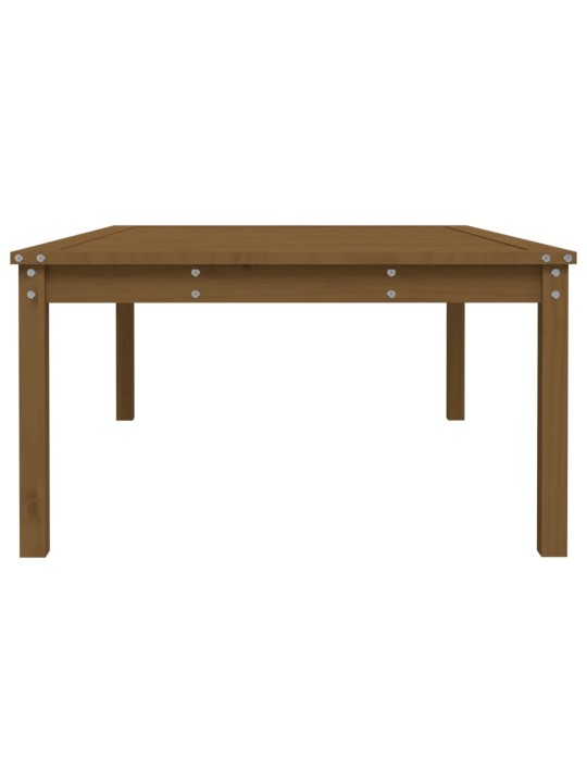 Sodo stalas, medaus rudas, 121x82,5x45cm, pušies masyvas