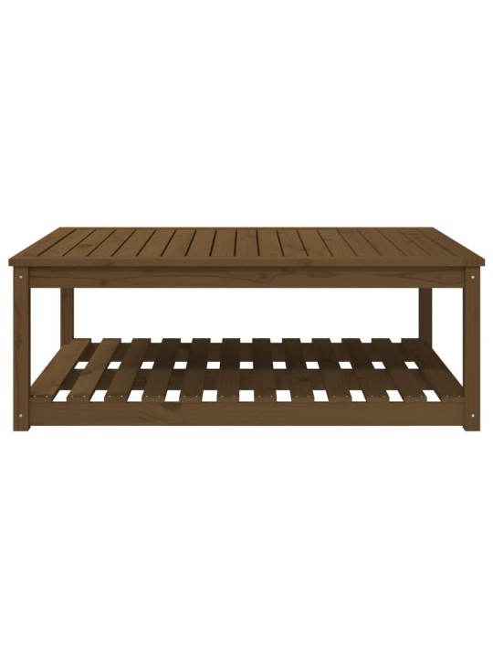 Sodo stalas, medaus rudas, 121x82,5x45cm, pušies masyvas