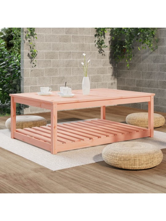 Sodo stalas, 121x82,5x45cm, duoglas eglės medienos masyvas