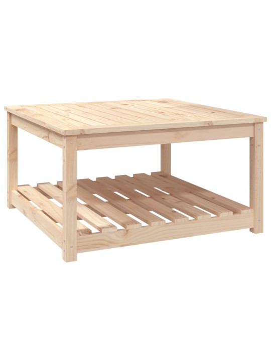 Sodo stalas, 82,5x82,5x45cm, pušies medienos masyvas
