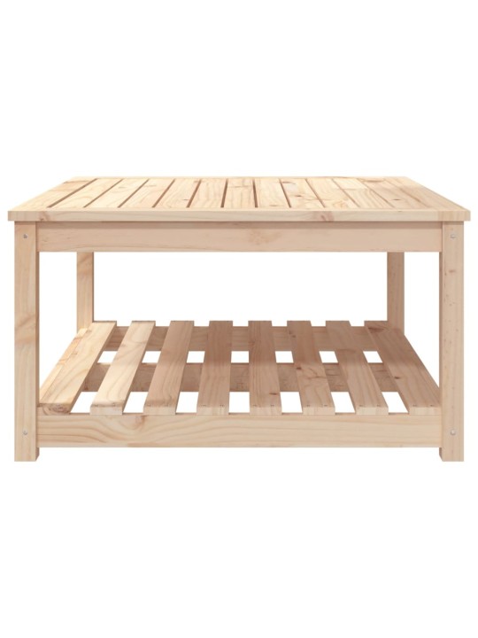 Sodo stalas, 82,5x82,5x45cm, pušies medienos masyvas