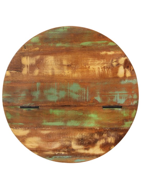 Kavos staliukas, juodas, 50x27cm, perdirbtos medienos masyvas