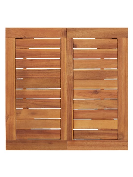 Sodo baro stalas, 60x60x105cm, akacijos medienos masyvas