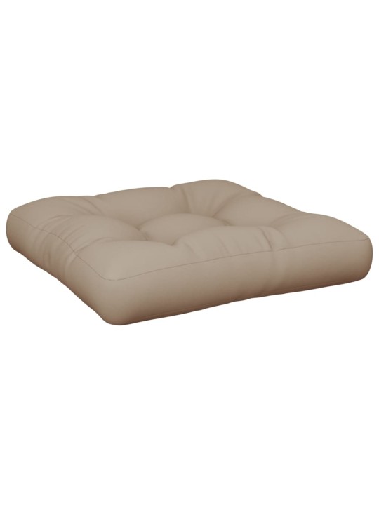 Paletės pagalvėlė, taupe spalvos, 60x60x12cm, audinys