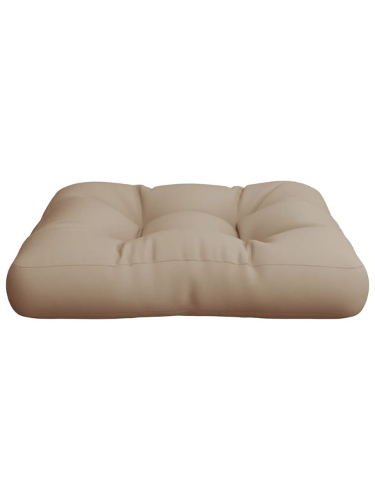 Paletės pagalvėlė, taupe spalvos, 60x60x12cm, audinys