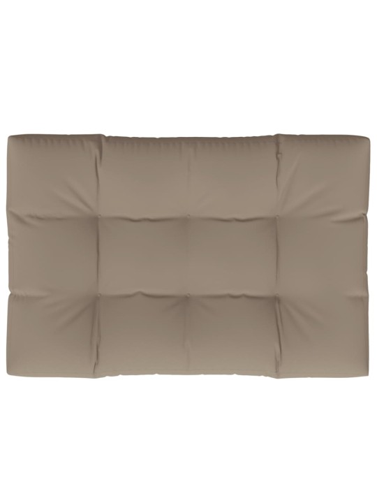 Paletės pagalvėlė, taupe spalvos, 120x80x12cm, audinys