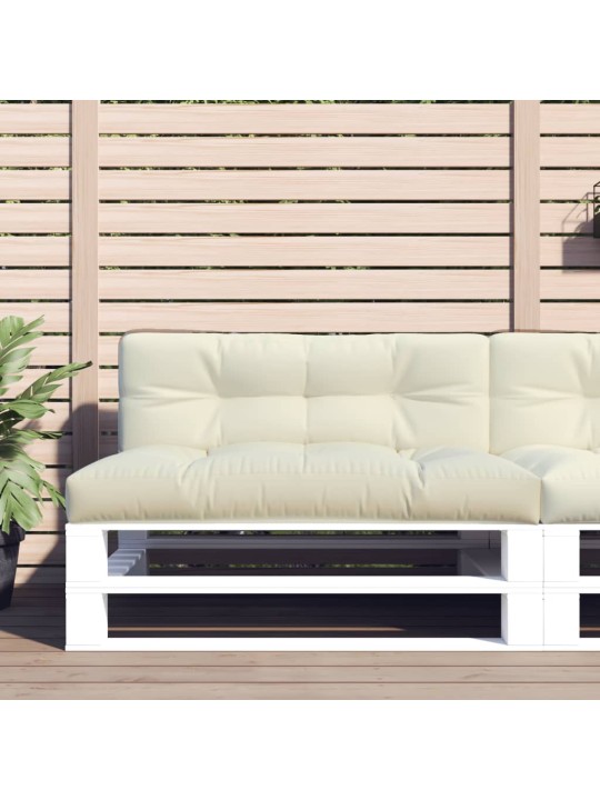 Paletės pagalvėlė, kreminės spalvos, 120x40x12cm, audinys