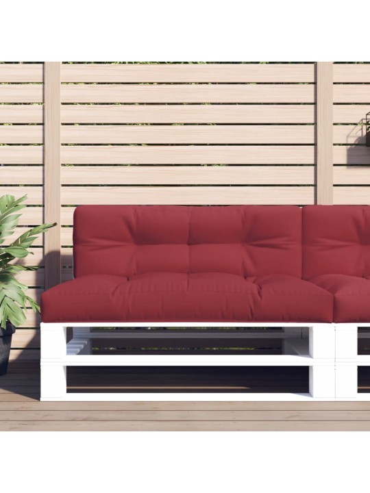 Paletės pagalvėlė, raudonojo vyno spalvos, 120x40x12cm, audinys