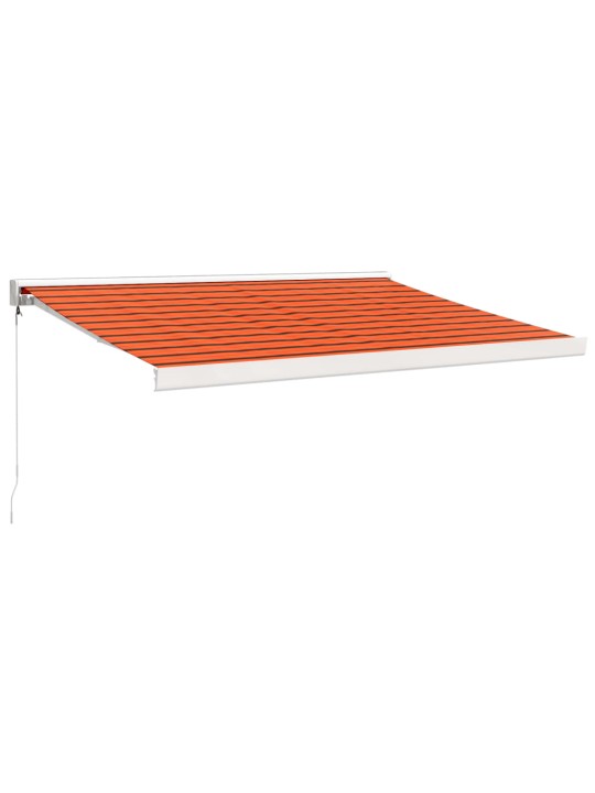 Ištraukiama markizė, oranžinė/ruda, 3,5x2,5m, audinys/aliuminis
