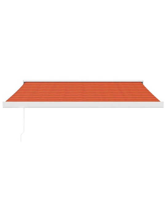 Ištraukiama markizė, oranžinė/ruda, 3,5x2,5m, audinys/aliuminis